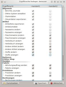 Zugriffsrechte