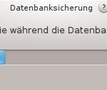 Datensicherung: Fortschritt